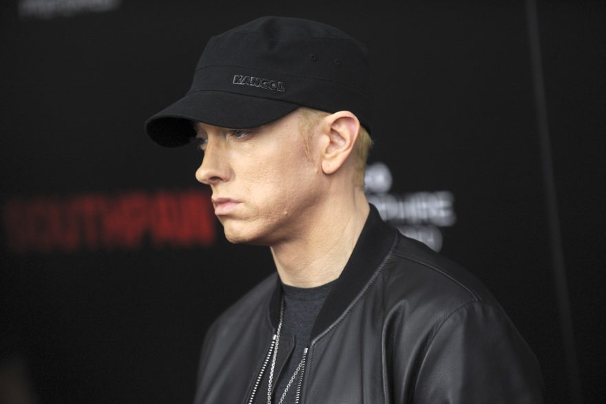 'Southpaw' New York premiere at AMC Loews Lincoln Square - Arrivals Featuring: Eminem Where: New York, New York, United States When: 20 Jul 2015 Credit: Dennis Van Tine/Future Image/WENN.com **Not available for publication in Germany, Poland, Russia, Hungary, Slovenia, Czech Republic, Serbia, Croatia, Slovakia**