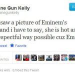 Machine Gun Kelly рассказал о твитте про дочь Эминема и последствиях