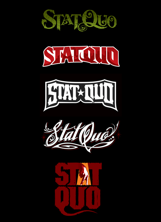 Я сделал первый логотип для Stat Quo. Он был утверждён и готовился к использованию для первого релиза Stat Quo на Shady Records. К сожалению, он покинул лейбл и логотип не был использован», - пишет Mike.
