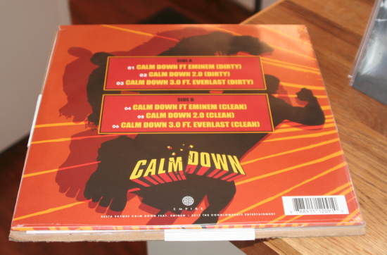 Спустя почти три года сингл «Calm Down» от Busta Rhymes'а и Eminem'а вышел на виниле!