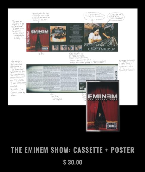 Eminem выпустил коллекцию мерчендайза к юбилею «The Eminem Show»
