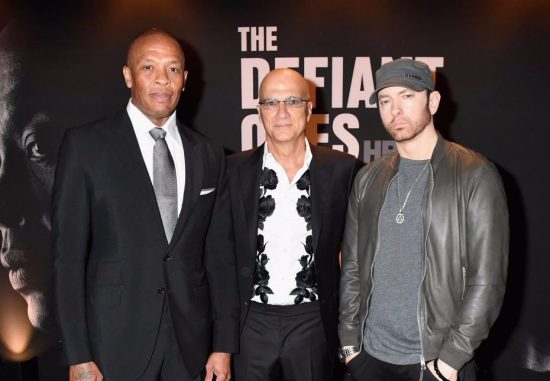 Dr. Dre x Jimmy Iovine x Eminem Defiant Ones LA Premiere.