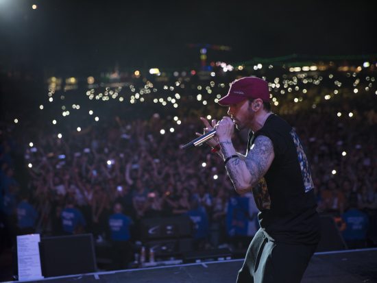 Опубликованы фото выступления Eminem'а в Reading