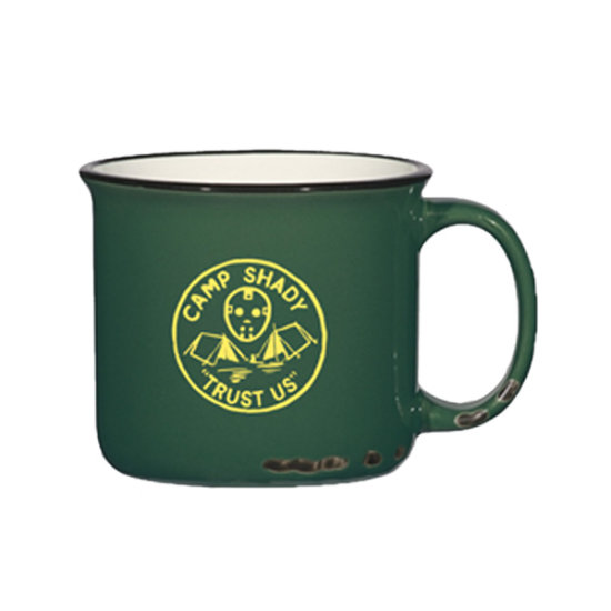 Металлическая походная кружка «Camp Shady Distressed Mug in Green»