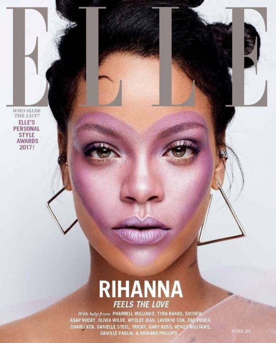 Rihanna Eminem Elle 2017 2