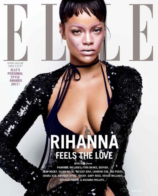 Rihanna Eminem Elle 2017 2