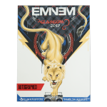 AUTOGRAPHED LIMITED EDITION EMINEM GLASGOW 2017 LITHOGRAPH