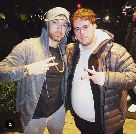 2017.11.18 - Eminem and fan @ SNL 2