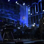 SATURDAY NIGHT LIVE -- Episode 1731 -- Pictured: Eminem performs a Medley with Skylar Grey in Studio 8H on Saturday, November 18, 2017 -- (Photo by: Will Heath/NBC/NBCU Photo Bank via Getty Images)