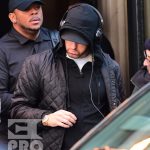 EXCLUSIVE: **PREMIUM EXCLUSIVE RATES APPLY** Eminem Looks Tired as he Makes Rare Public Appearance in NYC