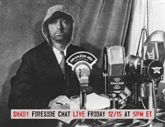 Shady Fireside Chat: Чат Eminem'а с фанатами и СМИ (Начало 16 декабря в 1:00 по Москве)