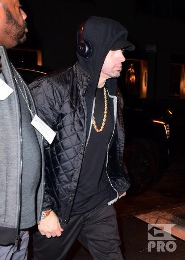 SNL Host Chance the Rapper was spotted in great spirits after successfully hosting the show. He was joined by cast, crew and friends as they celebrated at Vandal for the after party. Adam Sandler, Chris Rock, Ben Stiller, Gayle King, Regina King, Clive Owen and Dr. Dre were just some of the guests at the star studded party. Eminem, who is notoriously low-key, skipped the party and headed straight for his hotel , surrounded by 5 bodyguards.