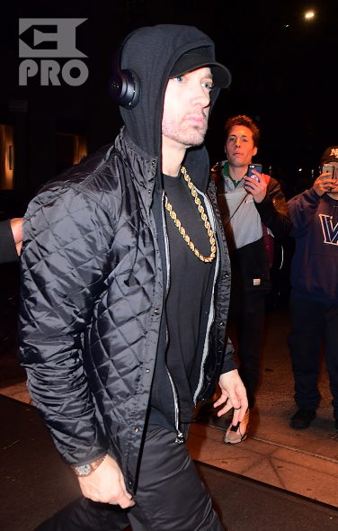 SNL Host Chance the Rapper was spotted in great spirits after successfully hosting the show. He was joined by cast, crew and friends as they celebrated at Vandal for the after party. Adam Sandler, Chris Rock, Ben Stiller, Gayle King, Regina King, Clive Owen and Dr. Dre were just some of the guests at the star studded party. Eminem, who is notoriously low-key, skipped the party and headed straight for his hotel , surrounded by 5 bodyguards.