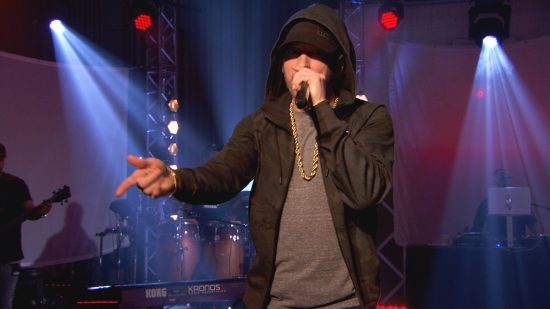 Eminem and Annie Mac (BBC Radio 1)