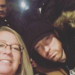 Eminem устроил автограф-сессию на открытии магазина «Mom’s Spaghetti» в Детройте 15 декабря 2017