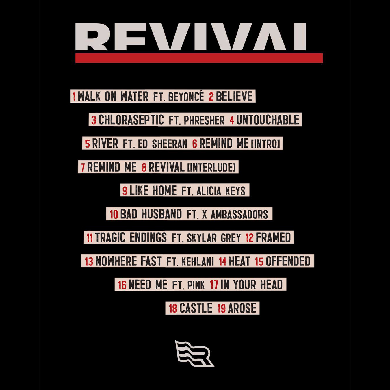 Какую информацию об альбоме «Revival» дал нам опубликованный трек-лист?