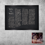 LIMITED EDITION «WALK ON WATER» STEEL PRINT + CD + DIGITAL ALBUM