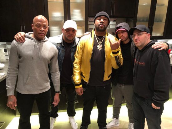 2018.01.22 - Dr.Dre, Mr. Porter, Mike Will, Eminem and DJ Mormile