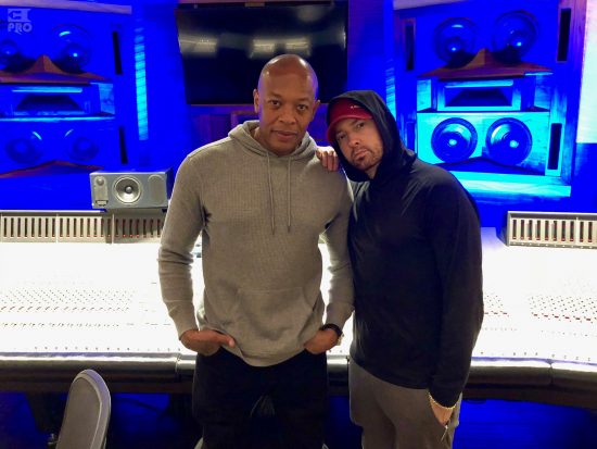 Eminem поделился совместной фотографией с Dr. Dre (22.01.2018)