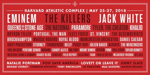 Eminem выступит на музыкальном фестивале Boston Calling
