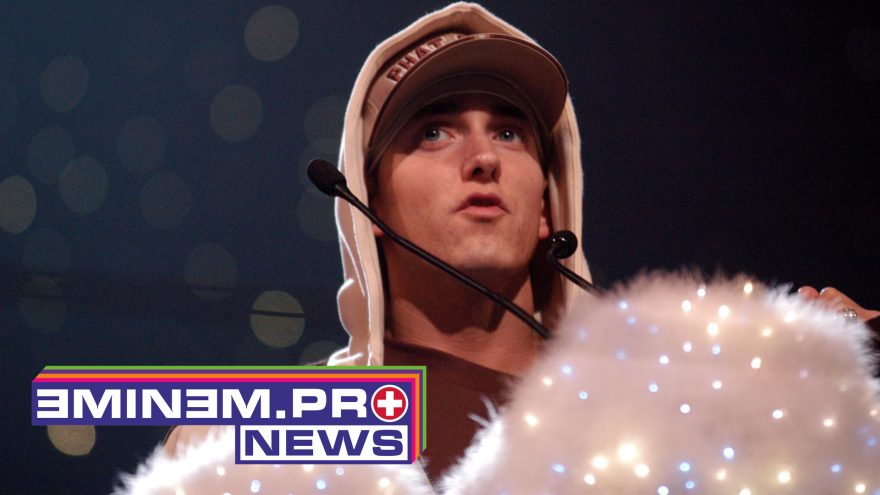 Eminem during MTV European Music Awards 2002 MTV European Music Awards 2002 at Palau Sant Jordi in Barcelona, Spain. (Photo by Jeff Kravitz/FilmMagic, Inc)
