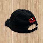Limited Edition Dad Hat from Eminem’s 2018 Irving Plaza performance. Black dad hat with the Revival flag logo embroidered on the front and «New York» embroidered on the back.