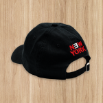 Limited Edition Dad Hat from Eminem’s 2018 Irving Plaza performance. Black dad hat with the Revival flag logo embroidered on the front and “New York” embroidered on the back.