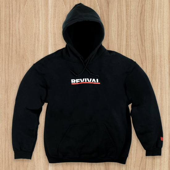 Limited Edition Hoodie from Eminem's 2018 Irving Plaza performance. Black hoodie with images printed on front and back.