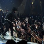 INGLEWOOD, CA - MARCH 11: Eminem performs onstage during the 2018 iHeartRadio Music Awards which broadcasted live on TBS, TNT, and truTV at The Forum on March 11, 2018 in Inglewood, California. (Photo by Kevin Winter/Getty Images for iHeartMedia)