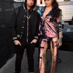 INGLEWOOD, CA - MARCH 11: Eminem (L) and Kehlani during the 2018 iHeartRadio Music Awards which broadcasted live on TBS, TNT, and truTV at The Forum on March 11, 2018 in Inglewood, California. (Photo by Kevin Mazur/Getty Images for iHeartMedia)