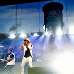 INDIO, CA - APRIL 15: Mr. Porter (L) and Eminem perform onstage during the 2018 Coachella Valley Music and Arts Festival Weekend 1 at the Empire Polo Field on April 15, 2018 in Indio, California. (Photo by Kevin Mazur/Getty Images for Coachella)