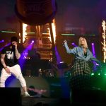 INDIO, CA - APRIL 15: Eminem and Bebe Rexha performs onstage during the 2018 Coachella Valley Music and Arts Festival Weekend 1 at the Empire Polo Field on April 15, 2018 in Indio, California. (Photo by Kevin Mazur/Getty Images for Coachella)