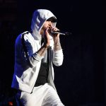 INDIO, CA - APRIL 15: Eminem performs onstage during the 2018 Coachella Valley Music and Arts Festival Weekend 1 at the Empire Polo Field on April 15, 2018 in Indio, California. (Photo by Kevin Winter/Getty Images for Coachella)