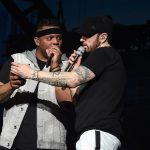 INDIO, CA - APRIL 15: Eminem performs onstage during the 2018 Coachella Valley Music and Arts Festival Weekend 1 at the Empire Polo Field on April 15, 2018 in Indio, California. (Photo by Kevin Winter/Getty Images for Coachella)