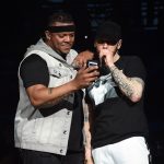 INDIO, CA - APRIL 15: Eminem performs onstage during the 2018 Coachella Valley Music and Arts Festival Weekend 1 at the Empire Polo Field on April 15, 2018 in Indio, California. (Photo by Kevin Winter/Getty Images for Coachella)