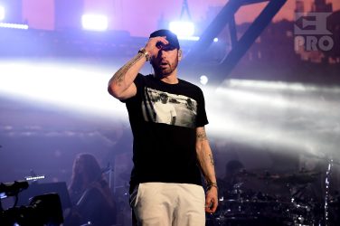 INDIO, CA - APRIL 15: Eminem performs onstage during the 2018 Coachella Valley Music and Arts Festival Weekend 1 at the Empire Polo Field on April 15, 2018 in Indio, California. (Photo by Kevin Winter/Getty Images for Coachella)