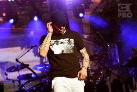 INDIO, CA - APRIL 15: Eminem performs onstage during the 2018 Coachella Valley Music and Arts Festival Weekend 1 at the Empire Polo Field on April 15, 2018 in Indio, California. (Photo by Kevin Winter/Getty Images for Coachella)