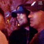 EXCLUSIVE: Leonardo DiCaprio gets many hugs and a kiss from his new girlfriend, Camila Morrone, as she showed much affection moments before the Eminem performance at Coachella