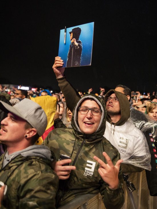 Eminem at Boston Calling 2018 photo by Jeremy Deputat