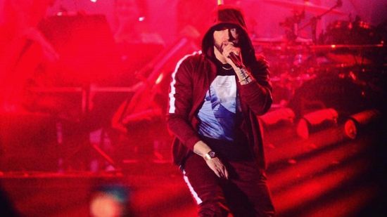 На концерте в Бостоне Eminem пошутил про свои отношения с Никки Минаж