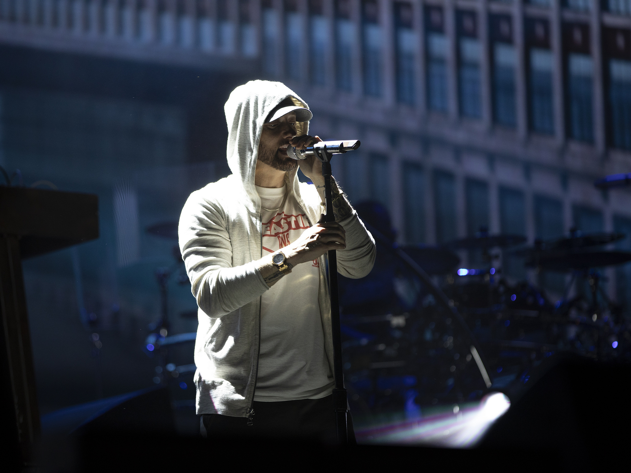 Eminem live at Firefly 2018, Photo Jeremy Deputat Eminem.Pro