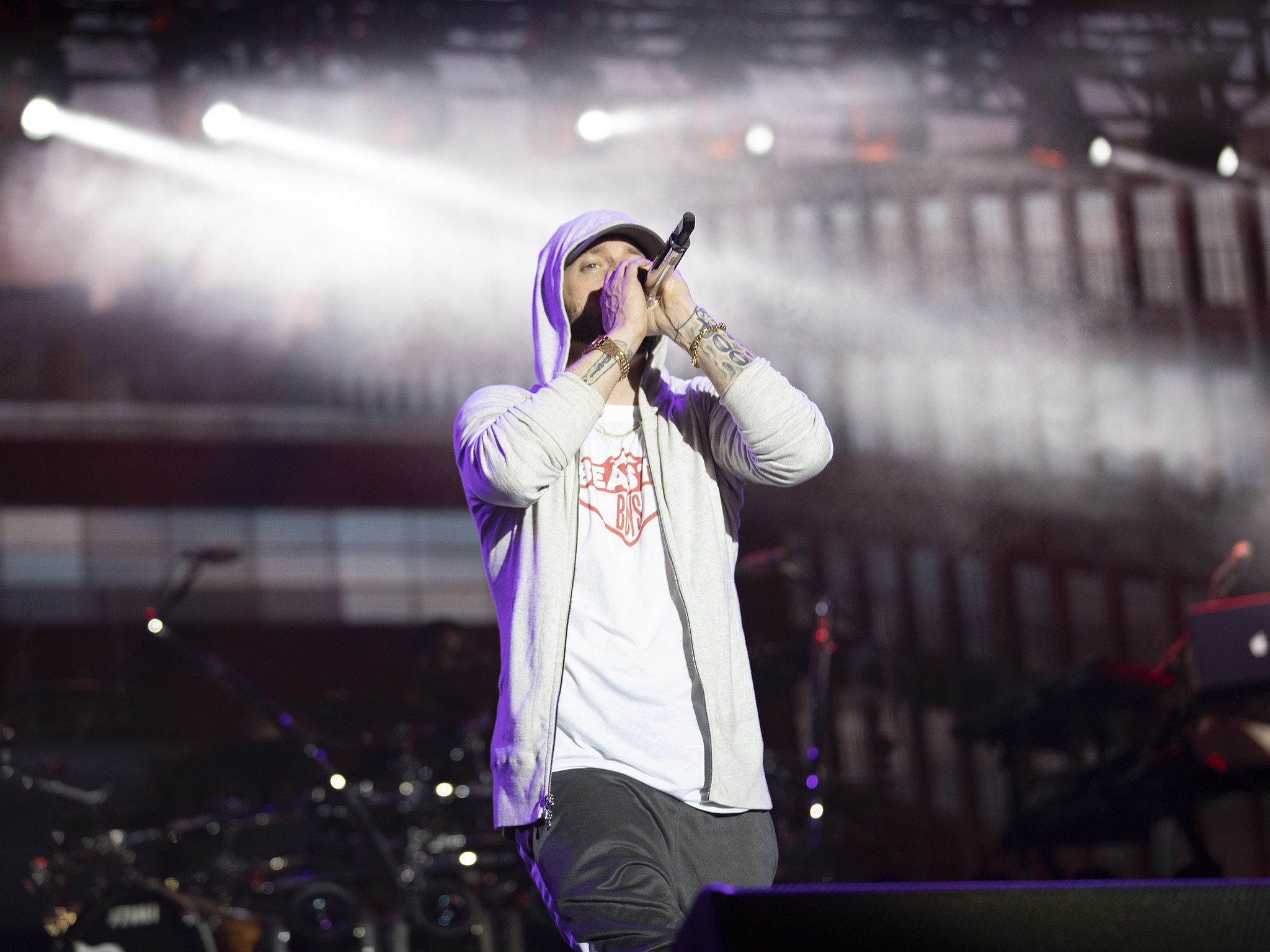 Eminem live at Firefly 2018, Photo Jeremy Deputat Eminem.Pro