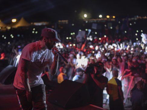 Eminem live at Firefly 2018, Photo Jeremy Deputat Eminem.Pro