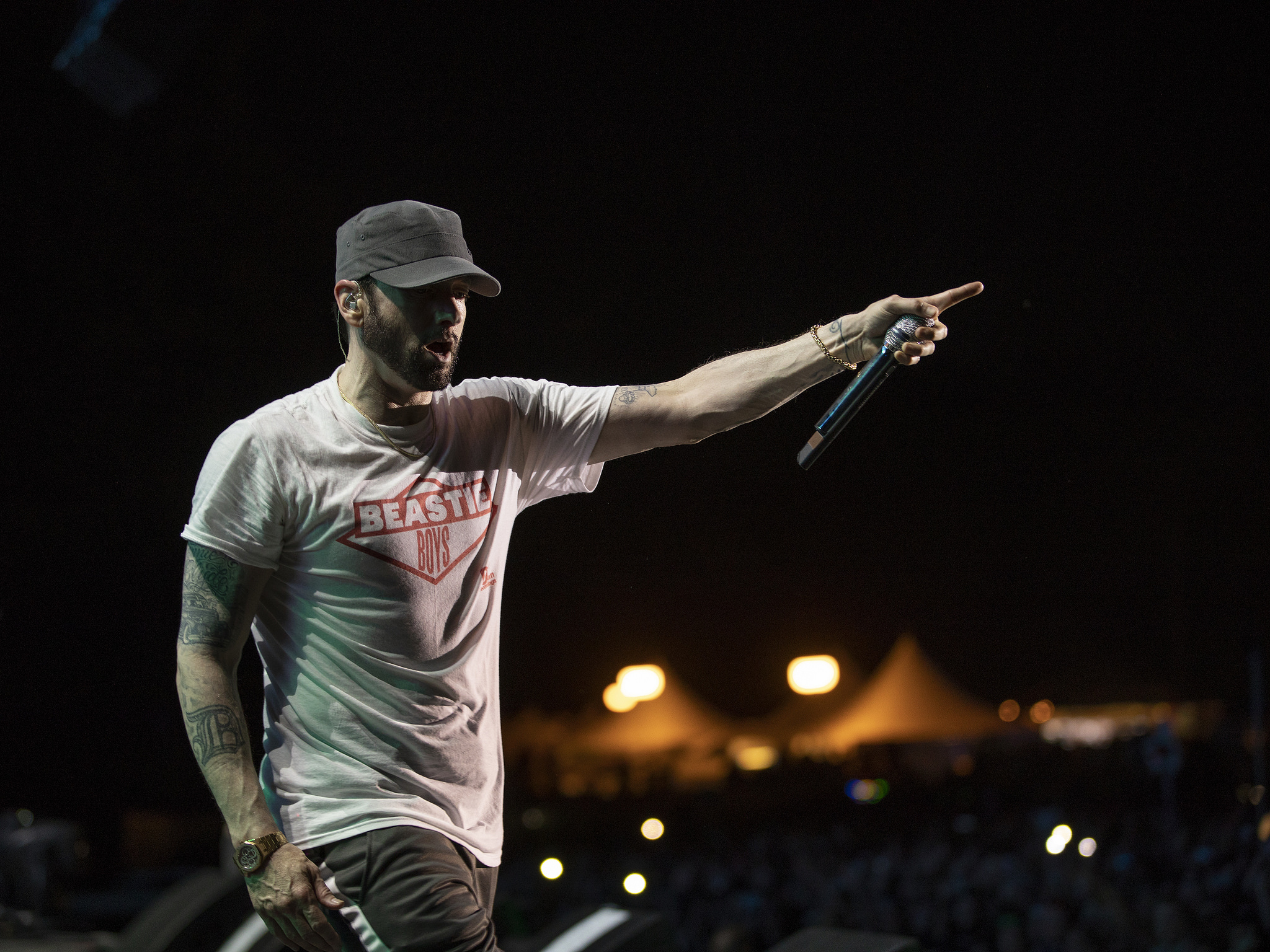 Eminem live at Firefly 2018, Photo Jeremy Deputat Eminem.Pro