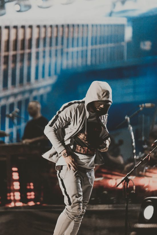 Этот прекрасный фотоотчёт с концерта Эминема на фестивале Bonnaroo 2018 прислал в редакцию «Eminem.Pro» фотограф Crhristian Sarkine