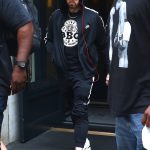 *EXCLUSIVE* Eminem quickly heads to his car after leaving his hotel