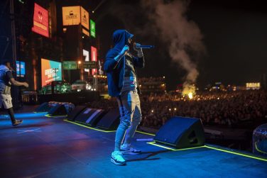 Eminem's 2018 performance at Switzerland's Openair Frauenfeld Festival Revival Tour. Photo Credit: Jeremy Deputat