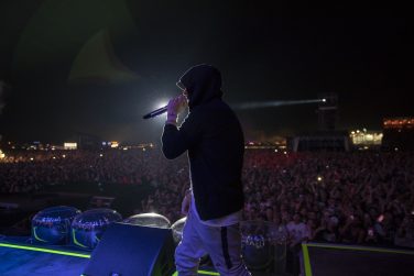 Eminem's 2018 performance at Switzerland's Openair Frauenfeld Festival Revival Tour. Photo Credit: Jeremy Deputat