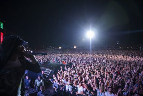 Eminem's 2018 performance at Switzerland's Openair Frauenfeld Festival Revival Tour. Photo Credit: Jeremy Deputat