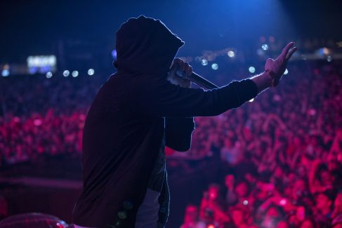 Eminem's 2018 performance at Switzerland's Openair Frauenfeld Festival Revival Tour. Photo Credit: Jeremy Deputat